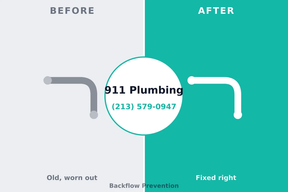 Before and after: plumbing repair Jefferson City, TN